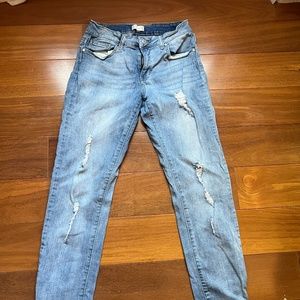 Altar'd State Medium Wash Ripped Jeans Size 26